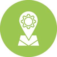 Localization Modern Tech Icon vector