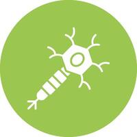 Nerve Cell Interactive Icon Badge vector