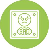 Sad Colorful Concept Art vector