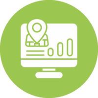 Tracking Thin Line Design vector