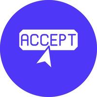 Accept Graphic Interface Asset vector