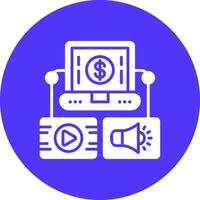 Digital Asset Management Clean Web Element vector