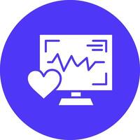 EKG Interactive UI Graphic vector