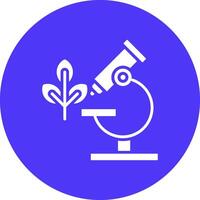 Microscope Digital Abstract Form vector