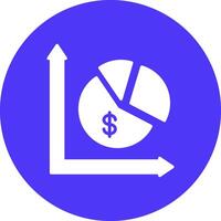 Pie Chart Clean Web Element vector