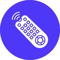 Remote Control Clean Grid Icon vector