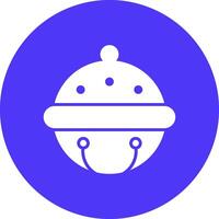 Sleigh Bell Sharp Edge Symbol vector