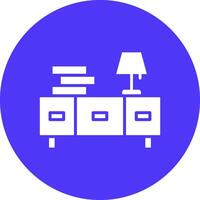 Side Table Digital UI Element vector