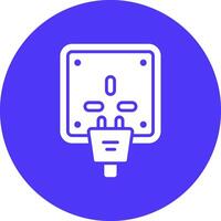 Socket Dark Theme Element vector