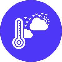 Thermometer Sharp Edge Symbol vector