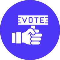 Vote Color Block Design vector