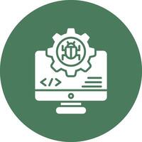 bug Gradient Style Icon vector