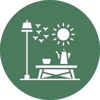 Coffee Table Minimalist Graphic vector