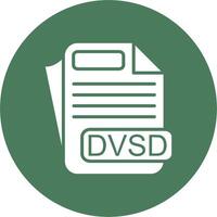 DVSD File Format Business Style Symbol vector