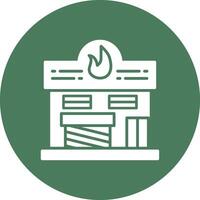 Fire Station Interactive UI Graphic vector