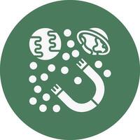 Magnet Stylized Tech Element vector