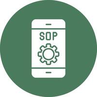 Sop Outlined App Visual vector