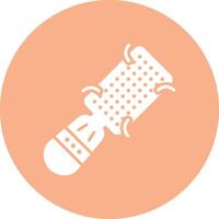 Lint Roller Functional Icon Art vector