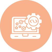 Manage App Style Badge vector