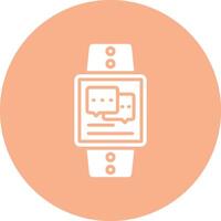Smartwatch Interactive Display Symbol vector