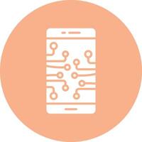 Smartphone Stylish App Element vector