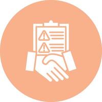 Tolerance Subtle Shadow Icon vector