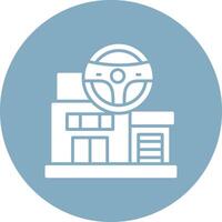 Driving School Frame Icon vector