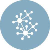 Molecule Line Style Symbol vector