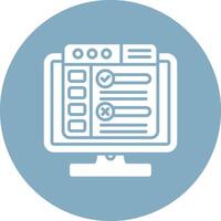 Testing Dynamic Web Illustration vector