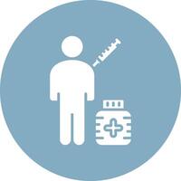 Vaccinations Dynamic Web Illustration vector
