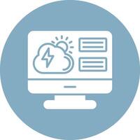 Weather Modular UI Graphic vector