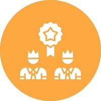 Award Bold Web Icon vector