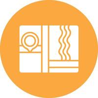Map Clean Grid Icon vector