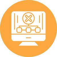 No Connection Color Block Design vector