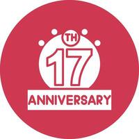 17th Soft Shadow Design vector