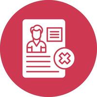 Denied Graphic Interface Asset vector