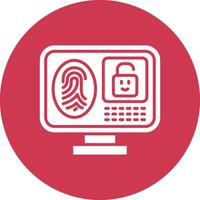 Cyber Security Business Style Symbol vector