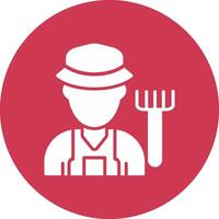 Farmer Pixel Perfect Design vector