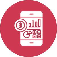 Financial Report Conceptual Line Work vector