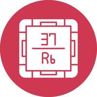 Rubidium Digital Concept Icon vector