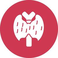 Thyroid Outlined App Visual vector
