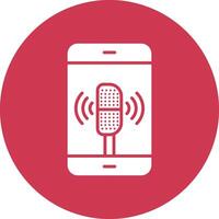 Voice Assistant Soft Color Illustration vector