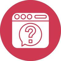 Webpage Line Style Symbol vector