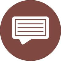 Speech Bubble Interactive UI Graphic vector
