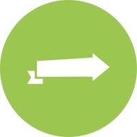Right Arrow Modern App Icon vector