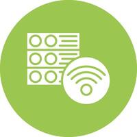 Wifi Connection 3D Line Art Piece vector