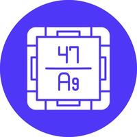 Silver Digital Concept Icon vector