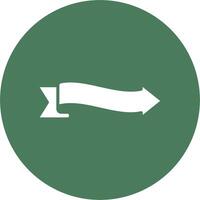 Arrow Graphic Vibrant UI Element vector