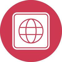 Globe UI Concept Symbol vector