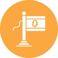 Lebanon Flag Outlined App Visual vector